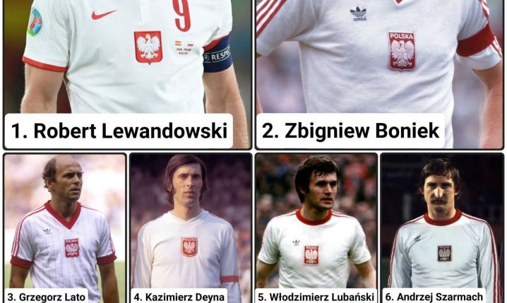 Powstał ranking TOP 10 NAJLEPSZYCH POLSKICH piłkarzy w historii!